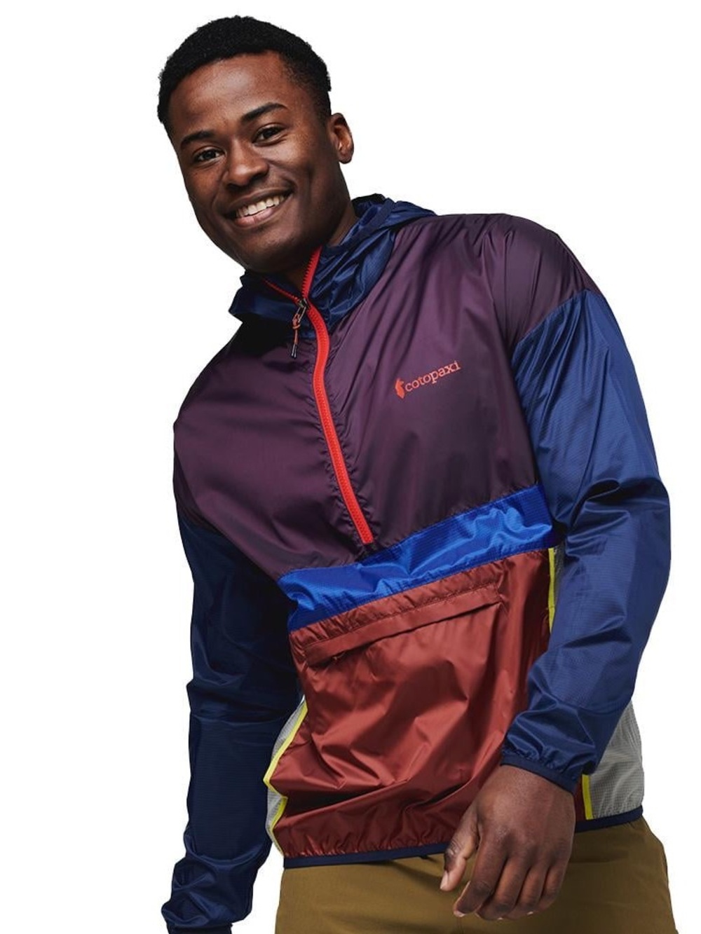 Cotopaxi Teca Half-Zip Windbreaker Colorblock Gorpcore Men's Extra Small